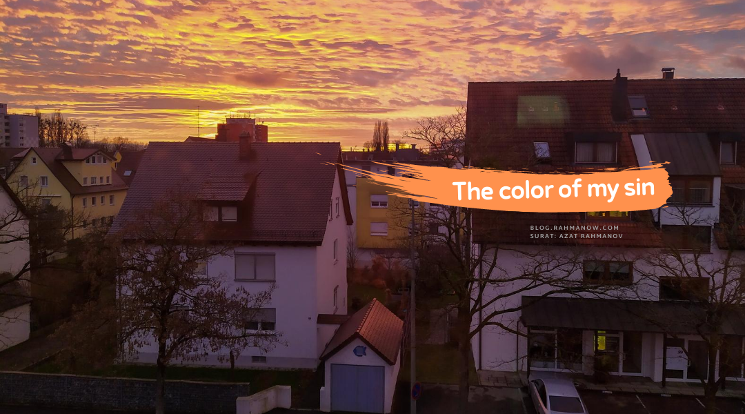 The color of my sin